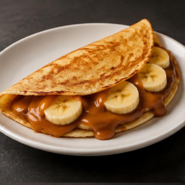 Banana com Doce de Leite